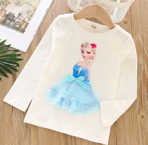 Áo thun cotton tay dài dày ấm áp họa tiết công chúa elsa cho bé gái. size 110-140, bé  14-27kg, chất thun cotton 4 chiều dày dặn, thấm hút mồ hôi  form vừa thoải mái, hình phối voan 3d  họa tiết công chúa elsa thỏ tím mà các bé yêu thích, hàng hiệu Rich Lai Quảng châu loại 1 cao cấp, 100% như hình . áo cho bé mặc di dà lạt, di chơi buổi tối, giữ ấm cho bé</Br>
bảng size tham khảo </Br>
110: 13-16kg </Br>
120: 16-19kg </Br>
130: 20-23kg </Br>
140: 24-28kg </Br>





