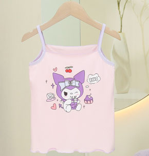 Áo thun cotton 2 dây mát rượi mùa hè in họa tiết gấu luromi dễ thương. size 110-150 cho bé 2-7 tuổi, 13-30kg </br>
Chất liệu thun cotton co dãn 4 chiều, ,mềm mại, mát mẻ cho mùa hè, in họa tiết melody kuromi mà các bé yêu thích</br>
From áo 2 dây xinh xan và mát mẻ cho con gái mặc nhà, đi học di chơi , kết hợp quần hay váy dểu xinh xắn đáng yêu</br>
hàng QC cao cấp 100% như hình </br>
Bảng size tham khảo </br>
110: 13-16kg </Br>
120: 16-19kg </br>
130: 19-22kg </br>
140: 22-25kg </br>
150: 26-30kg
