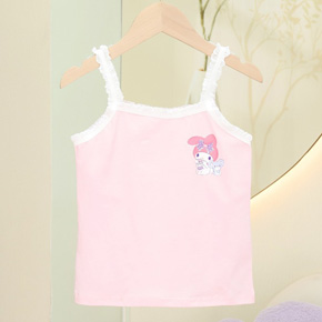 Áo thun cotton 2 dây phối ren họa tiết thỏ melody cho bé gái kết hợp quần váy đi chơi. size 110-150 cho bé 2-7 tuổi, 14-30kg </br>
Chất liệu thun cotton co dãn 4 chiều, ,mềm mại, mát mẻ cho mùa hè, in họa tiết melody kuromi mà các bé yêu thích</br>
From áo 2 dây xinh xắn và mát mẻ phối viền ren nhẹ nhàng , đi học di chơi , kết hợp quần hay váy dểu xinh xắn đáng yêu</br>
hàng QC cao cấp 100% như hình </br>
Bảng size tham khảo </br>
110: 13-16kg </Br>
120: 16-19kg </br>
130: 19-22kg </br>
140: 23-26g </br>
150: 27-31kg
