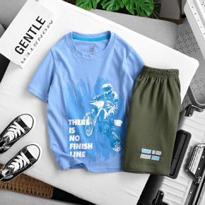 Bộ thun cotton mềm mát in họa tiết thể thao nam tính cho bé trai . size 4-5 dến 14 tương ứng bé 22-52kg </Br>
* vải thun  hàng xuất 100%  cotton, mềm mát, mỏng nhẹ, co dãn 4 chiều , </Br>
* Hinh in nhiều hoa tiết thể thao, nam tính, khủng long, xe ... quần 2 túi thiệt phối cùng tông màu áo </Br>
Bảng size tham khảo </Br>
4-5(XS)l 21-25kg </Br>
5-6(S)L 24-28kg </Br>
7-8(M): 28-33kg </Br>
10-12(L): 32-38kg </Br>
14(XL) 38-45kg </BR>
16(2XL): 46-52kg