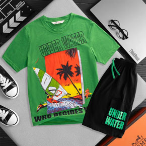 Bộ thun cotton mềm mát in họa tiết thể thao quần túi hộp nam tính cho bé trai. size 6-8 dến 16 tương ứng bé 22-56kg </Br>
* vải thun  hàng xuất 100%  cotton, mềm mát, mỏng nhẹ, co dãn 4 chiều , </Br>
* Hinh in nhiều hoa tiết thể thao, nam tính, khủng long, xe ... quần túi hôp 2 túi thiệt phối cùng tông màu áo </Br>
Bảng size tham khảo </Br> </Br>
6-8: 24-28kg </Br>
8-10: 28-33kg </Br>
10-12: 34-39kg </Br>
14 40-47kg </BR>
16: 48-55kg