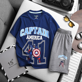 Bộ thun cotton mềm mát nhiều họa tiết thể thao cá mập khủng long cho bé trai. size 4-16( XS-XXL)  tương ứng 20-54kg, </Br>
chất liệu cotton 4 chiều, hàng chính phẩm mềm mướt tay, quần vải cotton xuất mát, hình in nhiều họa tiết tàu bay, cá mập, chó paw, xe hơi, bóng rỗ, thể thao... cho bé trai </Br>
E có 5 màu thoải mái cho bé trai mặc nhà, đi học đi chơi đều dẹp </Br>
Lô chính phẩm premium pingpong siêu đẹp </Br>
bảng size tham khảo ( áo rộng quần vừa) </Br>
XS(4) 22-25kg </Br>
S( 5-6): 26-30kg </Br>
M (7-8) 31-35kg </Br>
L (10-12): 35-40kg </Br>
XL( 14)  42-48kg </Br>
2XL: 47-54kg
gia 110-120
