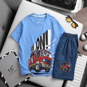 Bộ thun cotton mềm mát nhiều họa tiết thể thao cá mập khủng long cho bé trai. size 4-16( XS-XXL)  tương ứng 20-54kg, </Br>
chất liệu cotton 4 chiều, hàng chính phẩm mềm mướt tay, quần vải cotton xuất mát, hình in nhiều họa tiết tàu bay, cá mập, chó paw, xe hơi, bóng rỗ, thể thao... cho bé trai </Br>
E có 5 màu thoải mái cho bé trai mặc nhà, đi học đi chơi đều dẹp </Br>
Lô chính phẩm premium pingpong siêu đẹp </Br>
bảng size tham khảo ( áo rộng quần vừa) </Br>
XS(4) 22-25kg </Br>
S( 5-6): 26-30kg </Br>
M (7-8) 31-35kg </Br>
L (10-12): 35-40kg </Br>
XL( 14)  42-48kg </Br>
2XL: 47-54kg
gia 110-120
