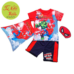 Bộ thun cotton người nhện spiderman kèm mặt nạ và khăn choàng bay bay cho bé trai. size 3-10 tương ứng bé 13-30kg </Br>
Chất vải thun cotton 4 chiều phối thun lạnh Hàn Quốc, mềm mát, thấm hút mồ hôi, co dãn , thoải mái cho bé khi mặc </Br>
* bộ gồm 1 áo, 1 quần 1 khăn choàng và 1 mặt nạ spiderman cho bé ( không có nón giày) </Br>
bảng size tham khảo </Br>
3: 11-14kg </Br>
4: 13-15kg </Br>
5: 15-17kg </Br>
6: 17-19kg </Br>
7: 19-22kg </Br>
8: 22-25kg </Br>
9: 25-28kg </Br>
10: 27-31kg
