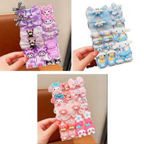 Combo 18 buộc tóc họa tiết nơ hoa kuromi melody cinamoroll cho bé gái làm điệu. Cùng làm điệu làm dep cho con gái cùng set 16-18 buộc tóc cho bé gái </br>
- thích hợp bé 3-12 tuổi </br>
- Set gồm nhiều loai buộc hoa, nơ, theo chủ đề hoạt hình kuromi melody cinamoroll  mà các bé yêu thích </br>
- Nhiều kích cỡ dài ngắn to nhỏ phù hợp với khuôn mặt và mát tóc của bé </br>
- màu sắc đáng yêu, thích hợp làm quà tặng cho bé gái