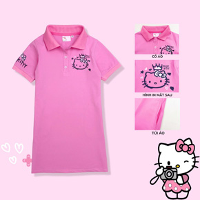 Đầm thun cotton mềm mát cổ bẻ from suông in kitty cho bé gái 20-50kg. size 6,8.10.12.14.16 cho bé gái 20-50kg </br>
Chất liệu thun cotton 4 chiều mềm mát, hàng loại 1, cổ bẻ thể thao </br>
đầm form suông, kiểu dáng thể thao, in kitty 2 mặt trươc sau cho bé gái, đầm có xẻ túi </br>
bé kết hợp sandal hay giày thể thao, đi học, đi chơi, đi du lich dều đẹp </br>
Mẫu đầm mà các bé tuổi teen, 8-15 tuổi rất yêu thích</br>
Bảng size tham khảo </br>
6: 19-23kg </br>
8: 24-26kg </br>
10: 27-30kg </br>
12: 31-35kg </br>
14: 36-40kg </br>
16: 41-50kg </br>
gia 190-210k tùy size