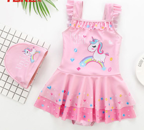 Đồ bơi liền váy hồng pony unicorn ngọt ngào bé gái 15-42kg ( không kèm nón). size L, XL, 2XL, 3XL 4Xl 5XL bé 15-42kg, vải thun polyester dày dặn, co dãn tốt, không thấm nước, dạng liền váy họa tiết ngựa pony unicorn bé gái, hàng nhập Quảng Châu cao cấp 100% nhu hình, lưu ý không có nón kèm theo