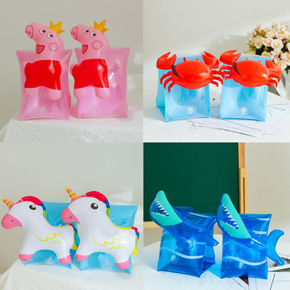 Phao bơi tay hoạt hình peppa pony cá mập và cua bé trai gái nhỏ. kích thước 17*14*12cm, thích hop bé 1-6 tuổi, chất liệu nhựa pvc, họa tiết hoạt hình heo peppa, pony, cá mập, cua ... cho bé đi biển đi bơi