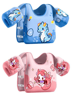 Phao tập bơi liền thân cho bé - phao tay đỡ ngực cho bé nàng tiên cá khủng long. Phao Bơi Liền Thân Đáng Yêu Cho Bé 2-7 tuổi </Br>
Mùa hè nóng nực đến gần cũng là lúc các hoạt động vui chơi dưới nước trở nên sôi động và hấp dẫn hơn, nhất là đối với bé.</Br>
 Phao Bơi Liền Thân sẽ là một gợi ý lý tưởng sẵn sàng cho các hoạt động vui chơi của bé yêu ở bể bơi trong nhà, bể bơi công cộng hay các khu công viên nước,…</BR> 
Với thiết kế thông minh của Phao Bơi Liền Thân này, bé yêu sẽ được hỗ trợ một tư thế chắc chắn, </BR>thoải mái khi chơi dưới nước . Đồng thời cũng giúp ba mẹ an tâm hơn so với sử dụng phao tròn truyền thống </BR>

*Mô tả chi tiết:</BR>
*	Phù hợp với bé từ 2-7 tuổi </Br>. 12-26kg
*	Khối lượng: 0.17 kg. </Br>
*	Kích thước phần thân lớn: 28 x 29cm </Br>
*	Màu sắc: Nhiều Màu. SHOP  pony. peppa, elsa. cá , paw... – phù hợp với bé trai hoặc bé gái </Br>

	Phao Bơi Liền Thân được làm từ lõi mút xốp bọt biển, không bị đâm thủng như các loại phao hơi
	Chất liệu siêu nhẹ đạt tiểu chuẩn EU- Thiết kế hình ảnh màu sắc vui nhộn tạo cảm giác thích thú cho bé
	Móc khóa bên hông dễ dàng điều chỉnh kích thước phao (nới/ thắt) cho phù hợp, đóng mở nhanh chóng.
	Thiết kế theo phong cách châu Âu, có 2 tay và phần thân nâng người bé. Thả bé vào bể tha hồ vùng vẫy và tự đổi được nhiều tư thế không vướng vúi như phao tròn truyền thống
