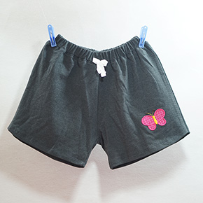 Quần short thun bé gái thêu bướm mùa hè ( size đại). size 11-16t, bé 26-50kg, thun cotton 4 chiều mềm mại, co dãn tốt, thêu buo71 mùa hè đáng yêu cho bé gái lớn, Việt Nam
