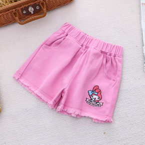 Quần kaki lưng thun tua lai thêu thỏ và kuromi cho bé gái. size 120-150 , cho bé 15-30kg </Br>
Chất liệu kaki cotton mềm co dãn nhẹ, lưng thun </br>
Chân quần tua lai, 2 túi thật, hình thêu thỏ và kuromi mà các bé gái yêu thích </br>
Kết hợp cùng áo thun cho bé gái di hoc di chơi, năng động và thoải mái </br>
bảng size tham khảo </br>
120: 15-18kg </br>
130: 18-21kg </br>
140: 21-24kg </br>
150: 24--28kg
