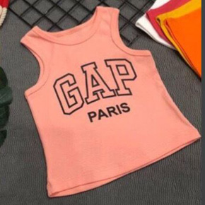 Áo thun sát nách in chữ G*A*P thể thao thời trang cho bé. size 8-12t, bé 22-38kg, vải thun borip cotton mềm mai, co dãn tốt, forn body sát nách thể thao và năng động cho bé, Việt Nam
