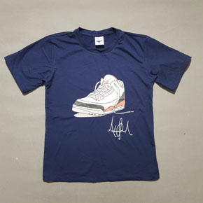 Áo thun cotton bé trai in giày thể thao sành điệu. size 9-15 tương ứng bé trai 25-50kg </Br>
Chất liệu thun cotton 4 chiều, thấm mồ hôi, co dãn 4 chiều </Br>
* Kiểu dáng thể thao, in giày, cho con trai năng động và cá tính </Br>
bảng size tham khảo: </Br>
9; 25-28kg </Br>
10: 28-31kg </Br>
11: 31-34kg </Br>
12: 33-36kg </Br>
13: 36-39kg </Br>
14: 40-45kg </Br>
15: 45-50kg </Br>
Gia 110-120k