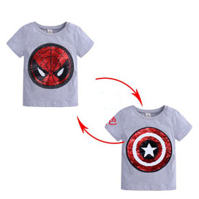 Áo thun cotton kim sa lật vuốt đổi spiderman bé trai. size 120-140 tương ứng bé 15-25kg </Br>
chất liêu thun cotton 100% co dãn, mềm mại, thấm mồ hôi, hình kim sa lật vuốt đổi màu người nhện spiderman mà các bé yêu thích </Br>
bảng size tham khảo </Br>
110: 12-15kg </Br>
120: 15-18kg </Br>
130:  18-22kg </Br>
140: 22-25kg </Br>