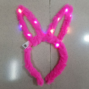 Băng đô tai thỏ đèn noel giáng sinh cho bé gái. freesize bé 3-12 tuổi, tai thỏ mèo sáng đèn cho bé gái, có 4 màu hồng sen, hồn phấn , đen và xanh