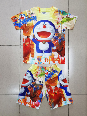 Bộ thun cotton Thái lạnh in hoạt hình doreamon mèo máy size đại. size 4-14t, bé 15-50kg, vải thun cotton lạnh thái mềm mát, hình in 3d sắc nét hoạt hình doreamon , form lớn thoải mái cho bé trai, hình chụp thật 100% tại shop bao đẹp, Việt Nam
