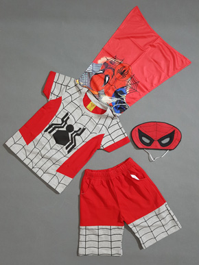 Bộ thun spiderman siêu anh hùng kèm khăn choàng và mặt nạ cho bé trai. * size 1-8t, bé 10-25kg </BR>
* vải thun cotton 4 chiều, hình in thấm không bong tróc, mềm mại, thoáng mát</Br>
* Nguyện bộ gồm áo, quần, khăn choàng, mặt nạ giấy </Br>
* Họa tiết spiderman, siêu anh hùng mà các bé trai yêu thích </Bt>
