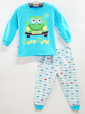 Bộ thun tay dài bé trai in xe Beep Beep. size 1-7t, bé 10-24kg, thun cotton co dãn nhẹ, quần mỏng mát in xe hơi cho bé trai mặc ngủ, Gap HBT Việt Nam
