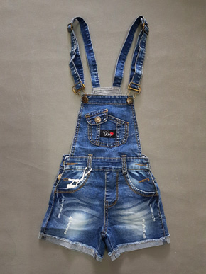 Yếm jean bé gái lật lai wast xước nhẹ. size 3-9t, bé 12-25kg, vải jean cotton co dãn mạnh, kiểu dáng lật lai xước nhẹ, phối túi dễ thương cho bé gái, Việt Nam