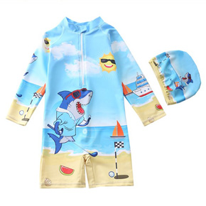 Đồ bơi liền thân tay dài chống nắng khủng long siêu dễ thương cho bé trai đi biển đi bơi. size , M- 2XL tương ứng bé trai 9-24kg, </Br>
* vải thun polyester chuyên dụng đồ bơi, co dãn tốt, mềm mại, chống nắng </Br>
* Mẫu liền thân tay dài quần ngắn, dây kéo trước tiện lợi, dễ mặc </Br>
* màu vàng xanh nổi bật họa tiết cá mập dễ thương cho bé trai </BR>
* bé đi biển, đi bơi, đều tiện lợi , hàng QC loại 1 cao cấp, 100% như hình, kèm nón </Br>
bảng size tham khảo </Br>
S: 9-11kg </Br>
M: 11-14kg </Br>
L: 15-18kg </Br>
XL; 17-21kg </Br>
2XL; 21-25kg

