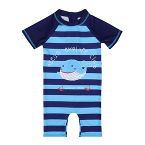 Đồ bơi liền thân cá heo dễ thương cho bé trai nhỏ đi biển đi bơi. size 10,11  cho bé trai 8-12kg </Br>
chất liệu vải thun polyester co dãn, mềm mại, không thấm nước, chuyên dụng đồ bơi, hoa tiết sọc in cá dễ thương cho bé trai nhỏ </br>
Bộ đồ bơi liền thân dễ mặc cho bé đi biển di bơi </br>
Bảng size tham khảo </br>
10: 8-10kg </br>
11: 10-12kg