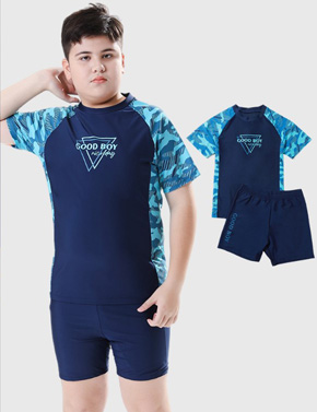 Bộ đồ bơi áo và quần kiểu dáng thể thao big size cho con trai từ 50-80kg. size 160-190 cho bé trai 50-75kg </br>
Chất liệu  vải đồ bơi chuyên dụng, mềm mại, co dãn tốt, chống nắng, cản gió, bảo vệ làn da khỏi UV và clo nước hồ bơi </br>
Set gồm 1 áo bơi và 1 quần ( không có nón), Áo tay ngắn, quần form vừa có lớp lót và dây buộc tiện lợi </br>
Bảng size tham khảo </br>
160: 50-55kg </br>
170: 55-60kg </br>
180: 60-70kg </br>
190: 70-80kg
