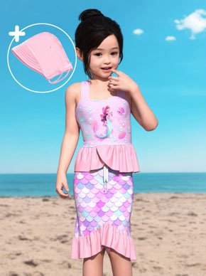 Bộ đồ bơi nàng tiên cá set 4 món cho bé gái đi biển đi bơi ( bé 17-36kg). size 110-150 cho bé gái 17-36kg </br>
set gồm 4 món 1 áo bơi 2 dây, 1 quần sip bơi, 1 váy bơi nàng tiên cá đuôi ngắn, 1 nón bơi chống nắng </br>
Chất liệu đồ bơi cao cấp, chống thấm nước, chống nắng, hình họa tiết nàng tiên cá đáng yêu cho bé gái </br>
bé mặc đi biển đi bơi, chụp ảnh đều xinh </br>
hàng Quảng Châu cao cấp 100% như hình </br>
bảng size tham khảo </br>
110: 17-20kg </br>
120: 20-24kg </br>
130: 24-28kg </br>
140: 28-33kg </br>
150: 33-36kg </br>
From rộng rải thích hợp cho bé tròn trĩnh bụng bự mông bự thích nàng tiên cá
