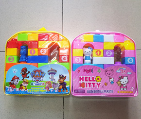 Bộ lắp ráp hình khối hoạt hình paw patrol và kitty. kích cỡ bao bì 22*21*7cm, gồm 28 miếng lắp ráp hình khối hoạt hình paw patrol và kitty cho bé trai và gái