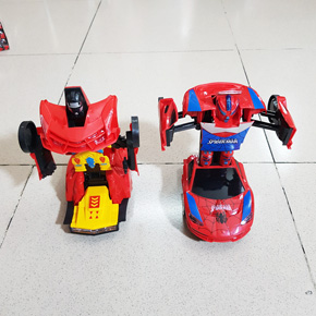Đồ chơi xe robot biến hình siêu nhân chạy pin bé trai. kích cỡ hop 24*9*7cm,  hộp gồm 1 xe biến hình từ robot thành xe hơi, xe chạy bằng 3pin AAA, thích hợp làm quà tặng cho bé nhỏ mê xe, 2 màu như hình chụp,sản phẩm không kèm pin
