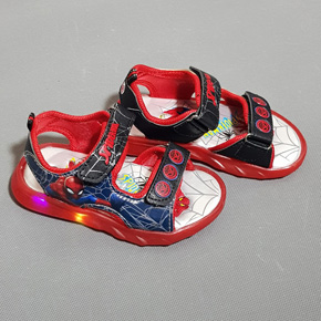 Sandal spiderman chớp đèn siêu ngầu cho bé trai đi học đi chơi. size 26-31 tương ứng bé 2-6 tuổi </Br>
* Chất liệu simili, hình in và thêu họa tiết spiderman siêu ngầu cho bé trai </BR>
* giày chớp đèn, cho bé đi học đi chơi, thoáng mát nhẹ nhàng êm chân </Br>
Hàng Qc loai 1 100% như hình </Br>
bảng size tham khảo, form giày chuẩn, các thông số đo theo chiều dài giày, lòng chân bé ( từ gót chân đén ngón cái chân  </Br>
size 26 giày 17.5cm, lòng chân 16cm </Br>
size 27 giày 18cm, lòng chân 17cm </Br>
size 28 giày 19cm, lòng chân 17.5cm </Br>
size 29 giày 19.5cm, lòng chân 18cm </Br>
size 30 giày 20cm, lòng chân 18.5cm </Br>
size 31 giày 20.5cm lòng chân 19cm </Br>
size 32 giày 21.5 cm, lòng chân 19.5cm </Br>
size 33 giày 22cm lòng chan 20cm </Br>
size 34 giày 22.5cm, lòng chân 20.5cm </Br>
size 35 giày 23cm, lòng chân 21.5cm </Br>
giá 230-260k tùy size
