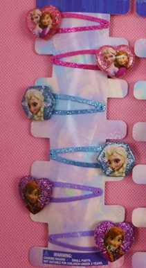 Cặp kẹp tóc công chúa ELsa và Anna cho bé gái. freesize bé 2-9 tuổi, 3 màu như hình. Giá bán 1 cặp gồm 2 chiếc