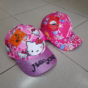 Nón kết hoạt hình kitty pony bé gái. freesize bé 3-8 tuổi, vải mềm đẹp, dày dặn, họa tiết hoạt hình kitty pony mà các bé yêu thích, Việt Nam