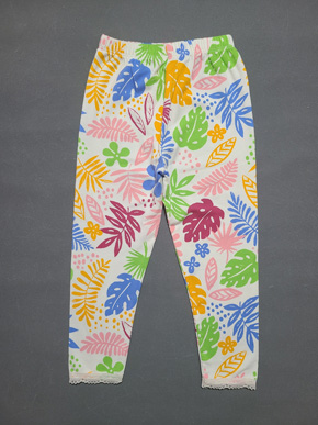 Quần legging dài chống muổi giữ ấm cho bé gái in họa tiết dễ thương