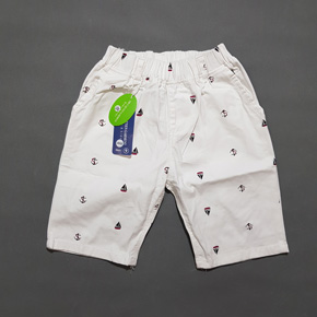 Quần lửng kaki linen in họa tiết cho bé trai 25-45kg. size 9-14t, bé 25-44kg, vải kaki cotton mềm mại, co dãn , in họa tiết tàu thuyền , form lớn thoải mái cho bé trai đị hoc, đi chơi,,. sản xuất tại Việt Nam , quần màu trắng sáng, ngọt, dễ phối áo